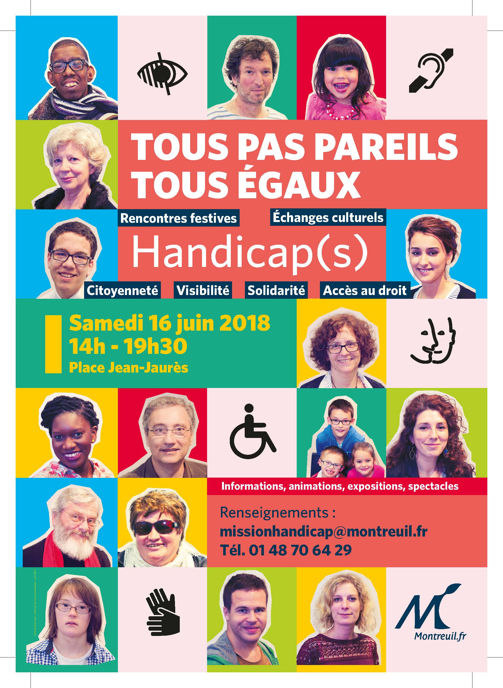 Tous Pas Pareils Tous Egaux le 11 mai 2019, de 14h à 19h30 – MONTREUIL